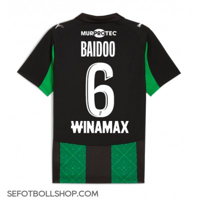 Billiga RC Lens Samson Baidoo #6 Borta fotbollskläder 2025-26 Kortärmad Billiga RC Lens Samson Baidoo #6 Borta fotbollskläder 2025-26 Kortärmad